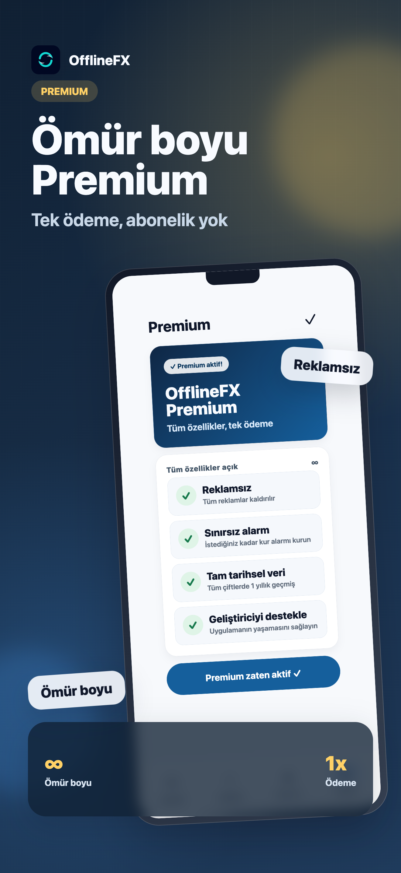 Tek Seferlik Premium ile Rahat Kullanım